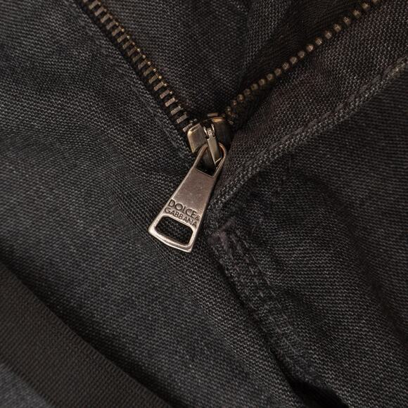 980$ Dolce & Gabbana Multipocket Cargo Military Grey Cotton Pants 48/32 - Picture 8 of 12